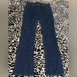 Eunina Dark Blue Flare Jeans